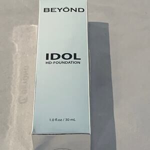 BEYOND IDOL HD-Foundation #RM40 1 oz Liquid Makeup New in Box